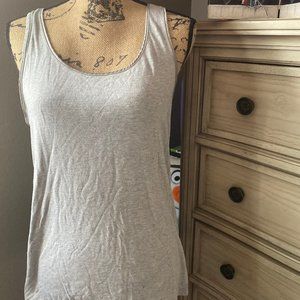 Ann Taylor Grey Sleeveless Top
